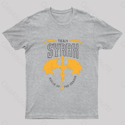 Team Syrax Nerd T-Shirt Grey / S