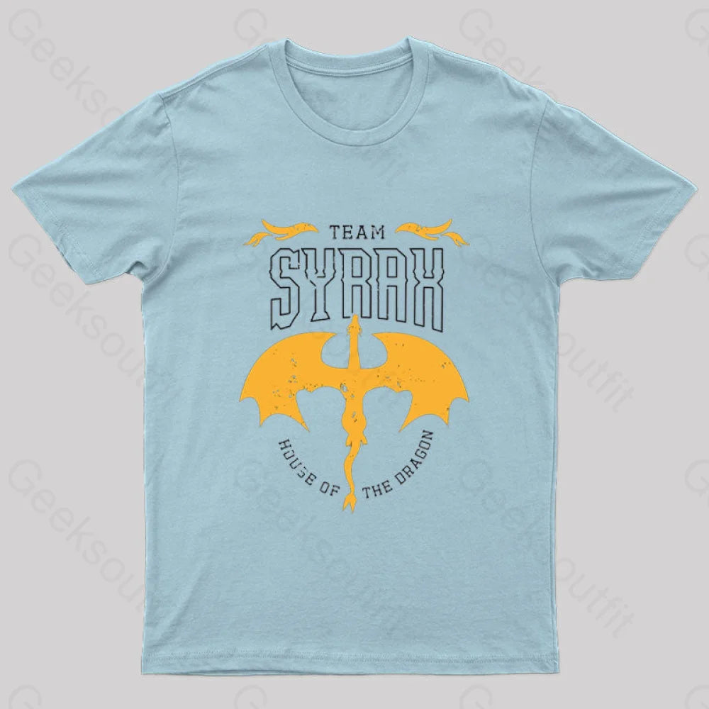 Team Syrax Nerd T-Shirt Light Blue / S