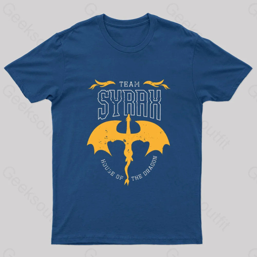 Team Syrax Nerd T-Shirt Navy / S