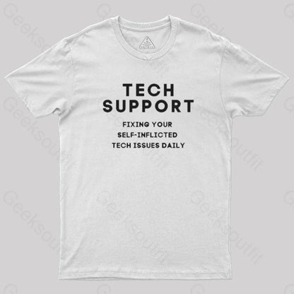 Tech Support T-Shirt White / S