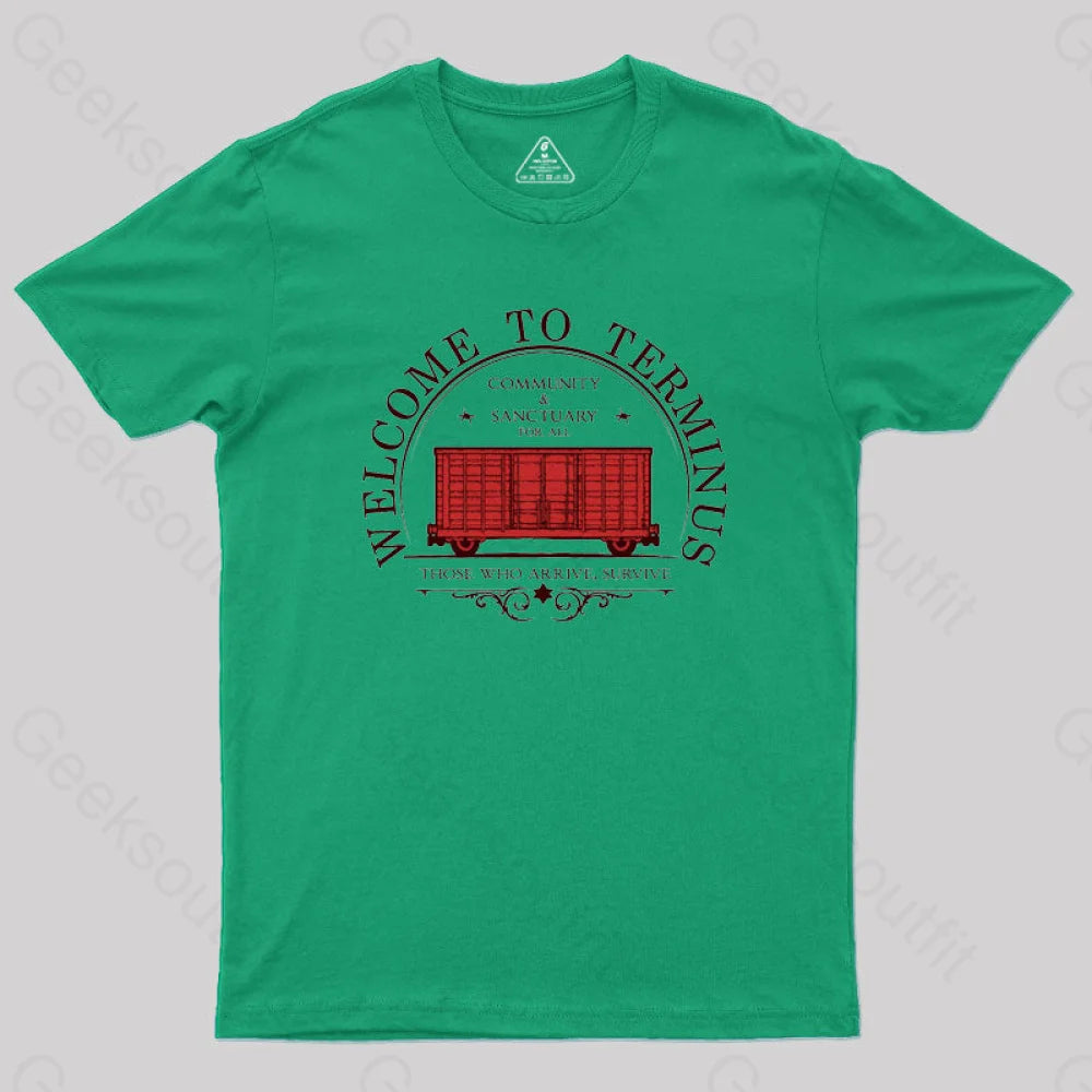 Terminus Geek T-Shirt Green / S