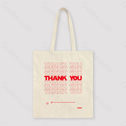 Thank You Unisex Tote Bag