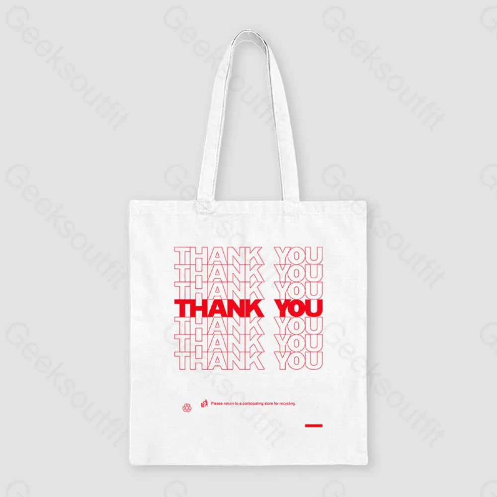 Thank You Unisex Tote Bag