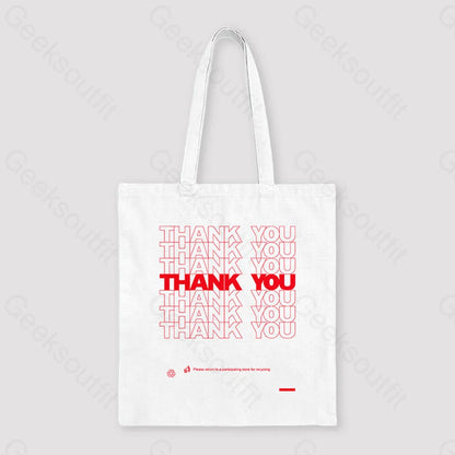 Thank You Unisex Tote Bag