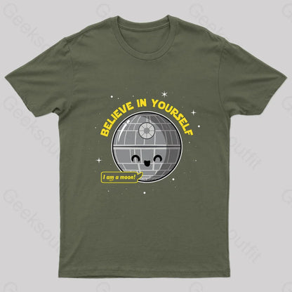 That Is A Moon Nerd T-Shirt Army Green / S