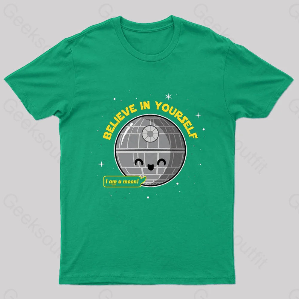 That Is A Moon Nerd T-Shirt Green / S