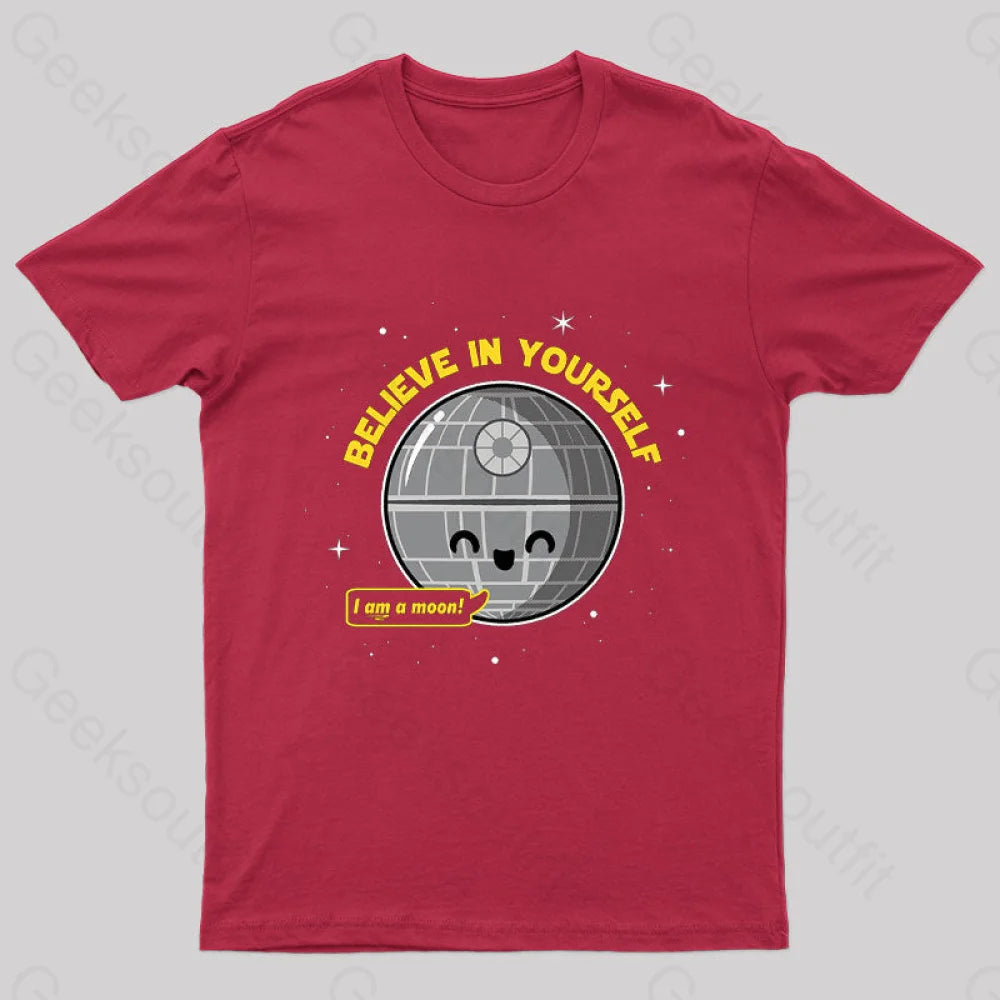 That Is A Moon Nerd T-Shirt Red / S