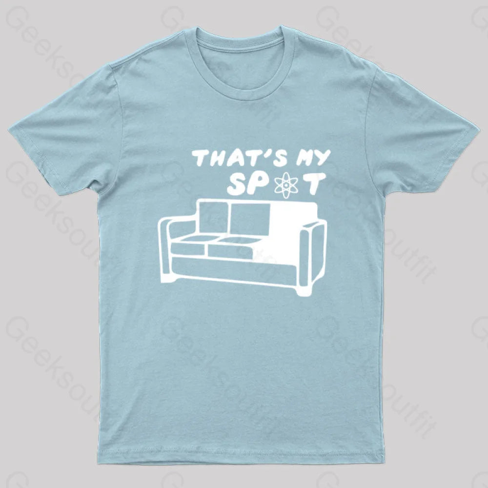 That Is My Spot T-Shirt Light Blue / S