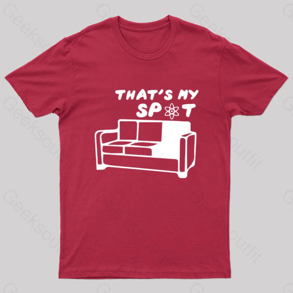 That Is My Spot T-Shirt Red / S