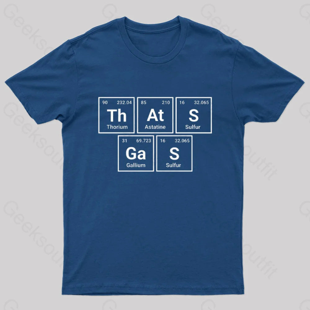 That’s Gas Nerd T-Shirt Navy / S