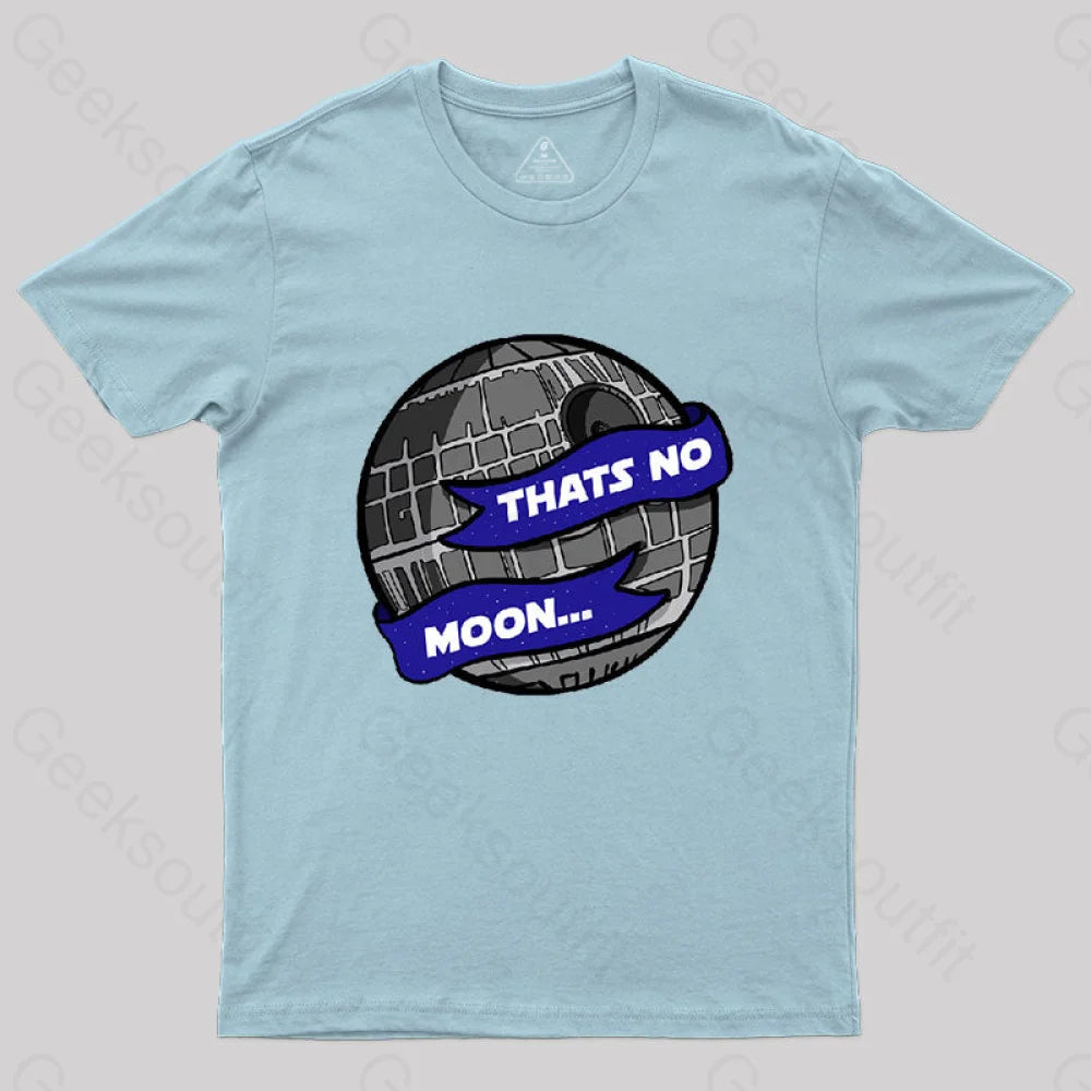 That’s No Moon - Deathstar T-Shirt Light Blue / S