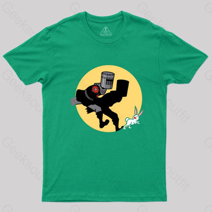 The Adventures Of The Black Knight T-Shirt Green / S