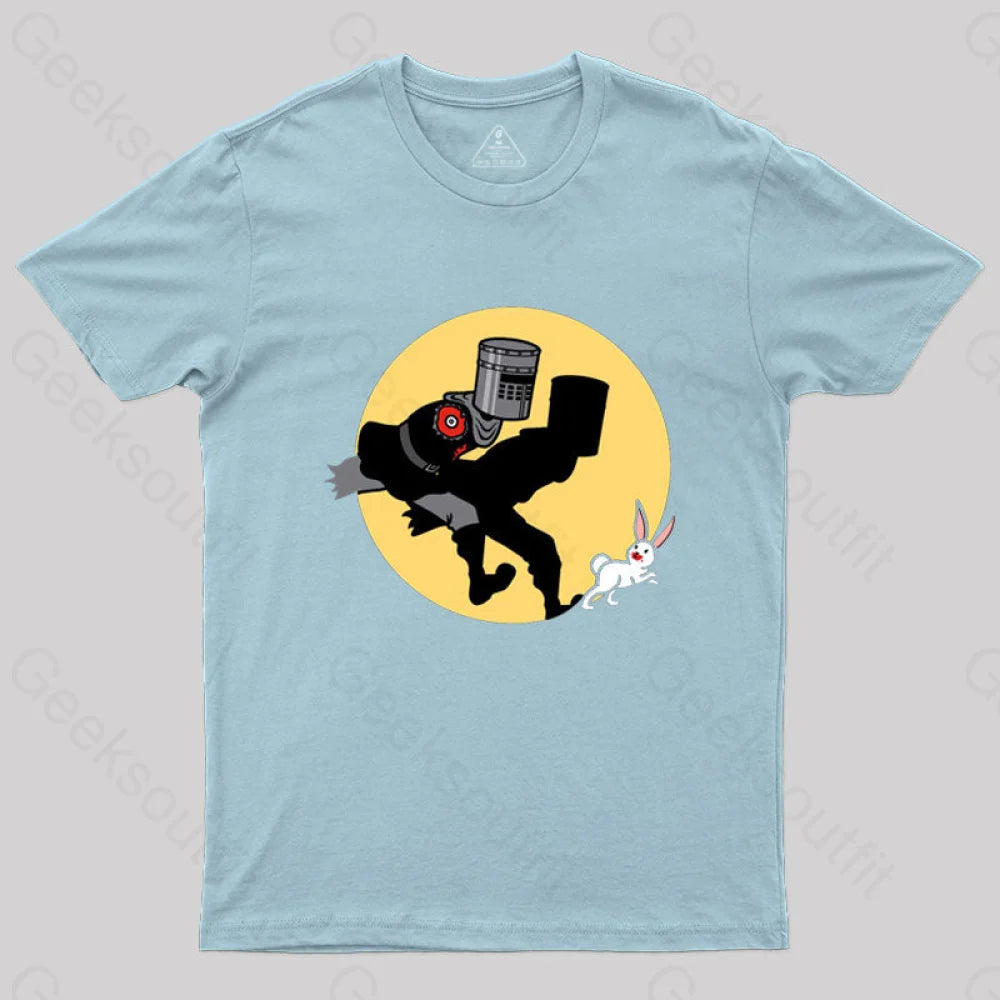 The Adventures Of The Black Knight T-Shirt Light Blue / S