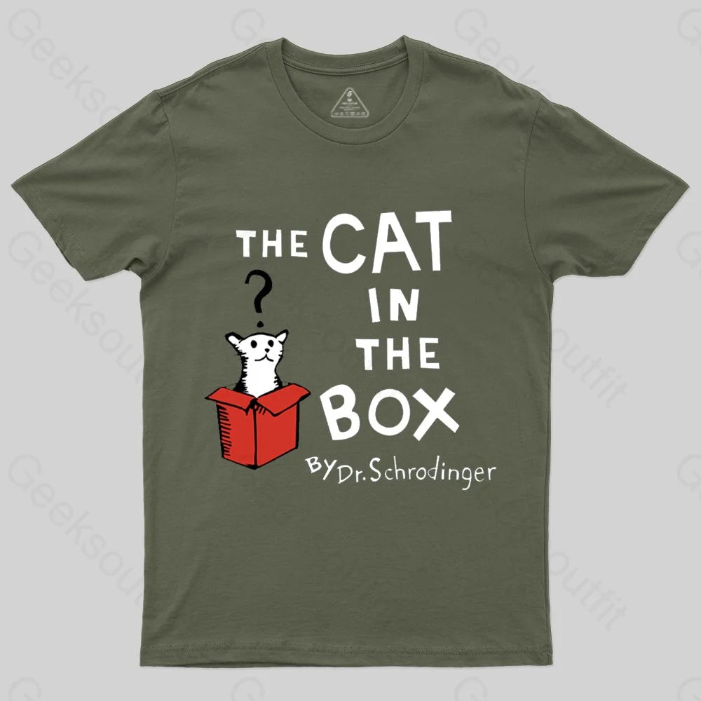 The Cat in the Box T-shirt - Geeksoutfit