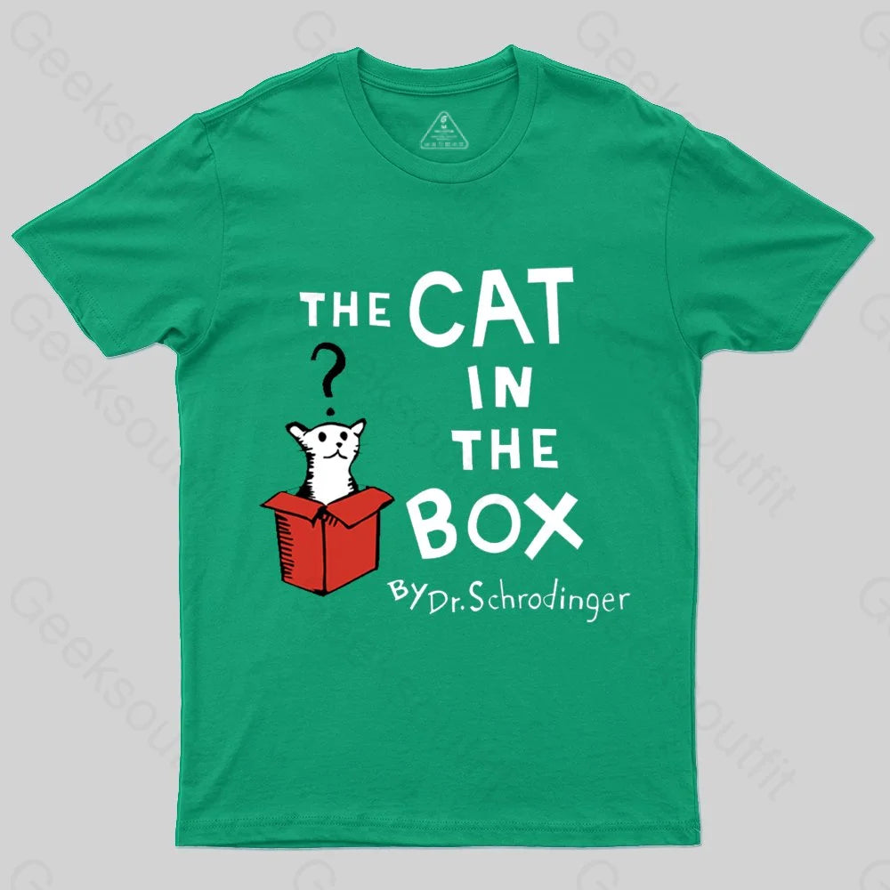 The Cat in the Box T-shirt - Geeksoutfit