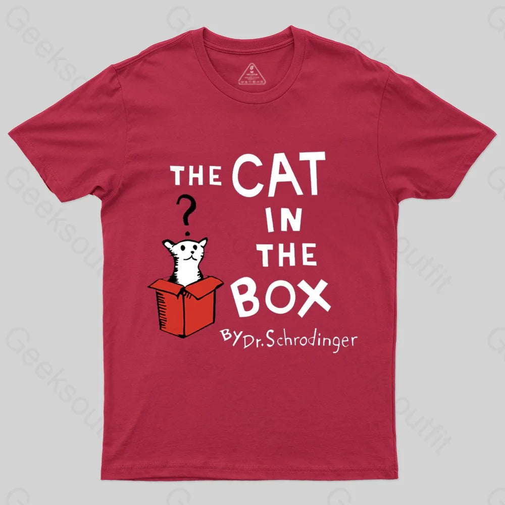 The Cat in the Box T-shirt - Geeksoutfit