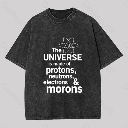 The Composition Of The Universe Washed T-Shirt Black / S