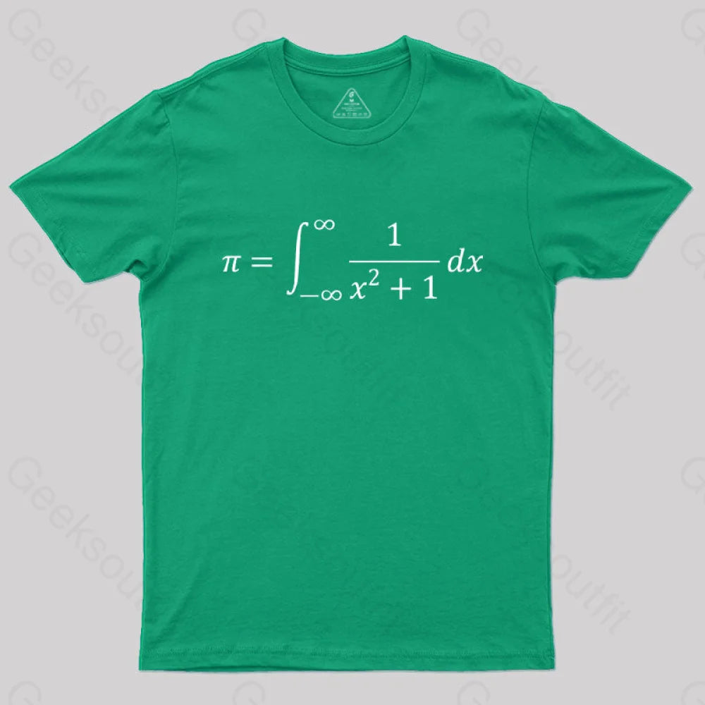 The Constant Number Pi Nerd T-Shirt Green / S