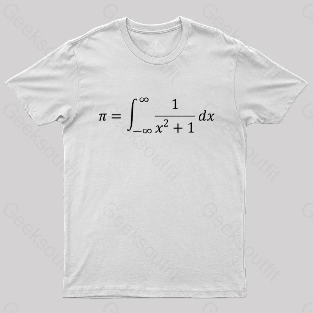 The Constant Number Pi Nerd T-Shirt White / S