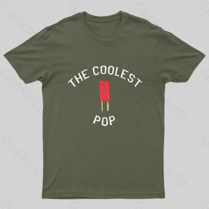 The Coolest Pop Geek T-Shirt Army Green / S