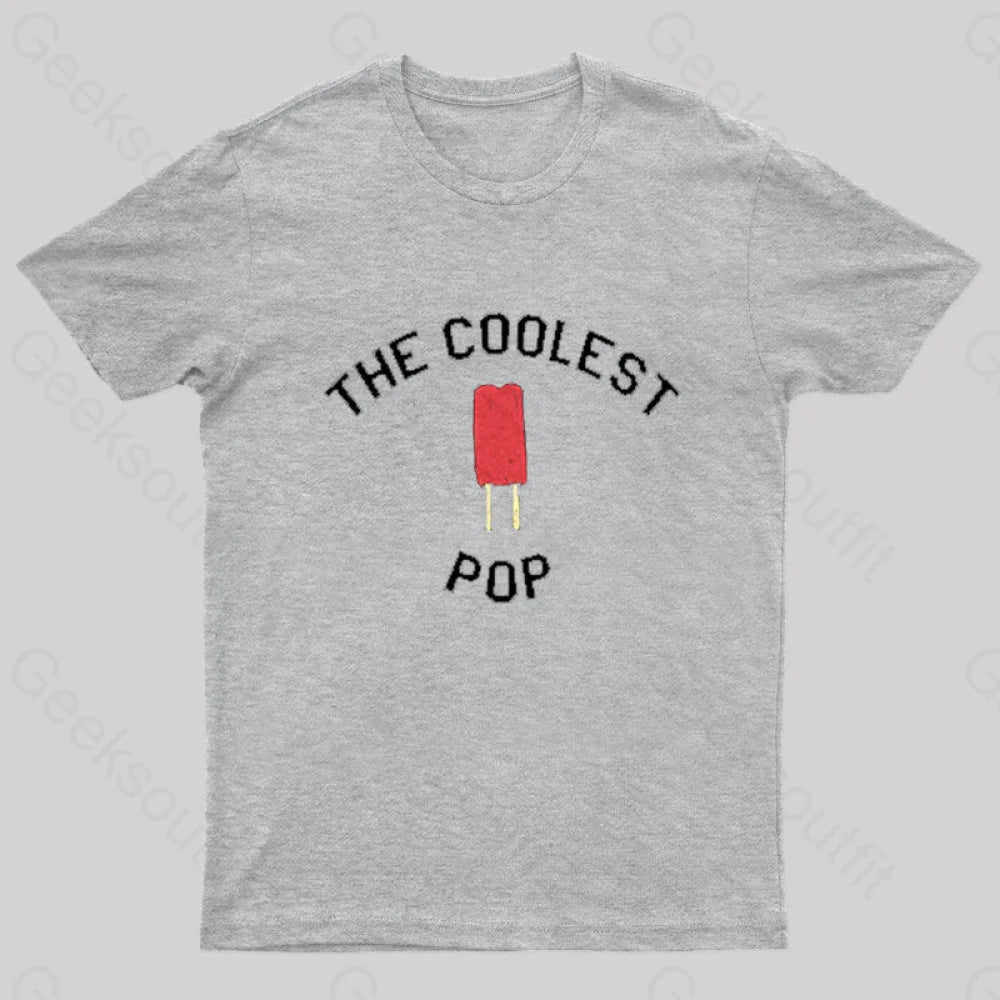 The Coolest Pop Geek T-Shirt Grey / S