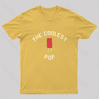 The Coolest Pop Geek T-Shirt Yellow / S