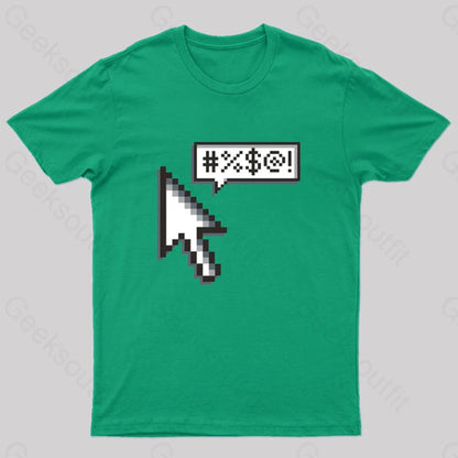 The Curser Nerd T-Shirt Green / S