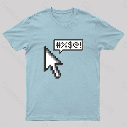 The Curser Nerd T-Shirt Light Blue / S