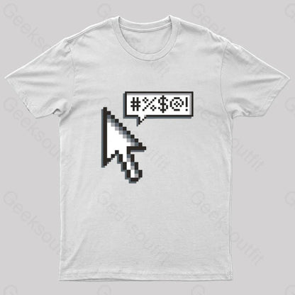 The Curser Nerd T-Shirt White / S