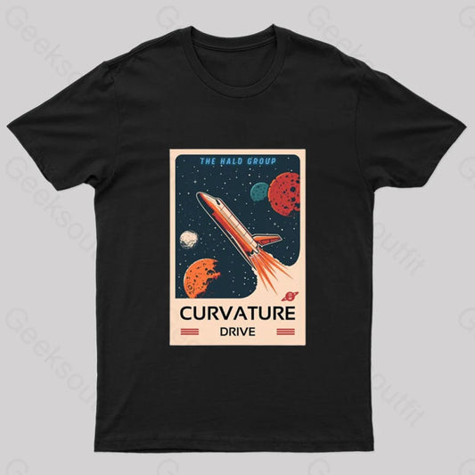 The Curvature Drive Nerd T-Shirt Black / S