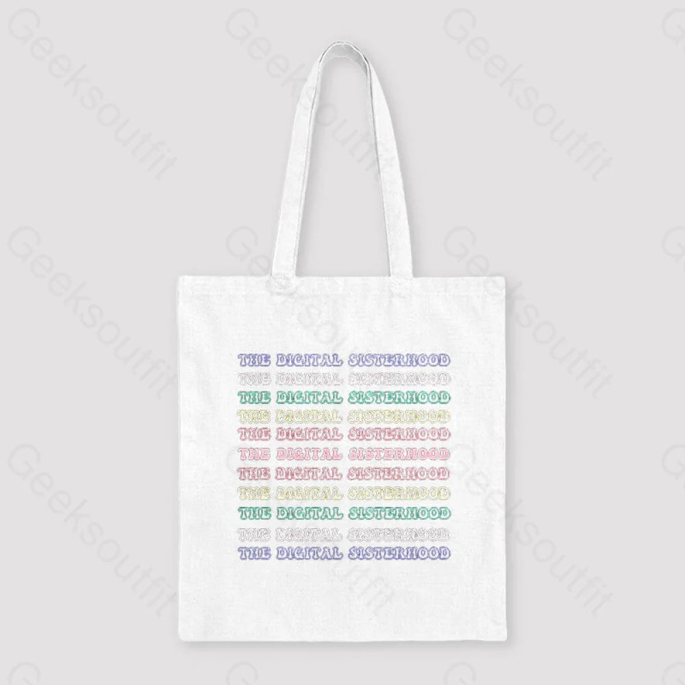 The Digital Sisterhood Logo Unisex Tote Bag