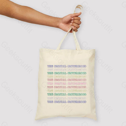 The Digital Sisterhood Logo Unisex Tote Bag Beige