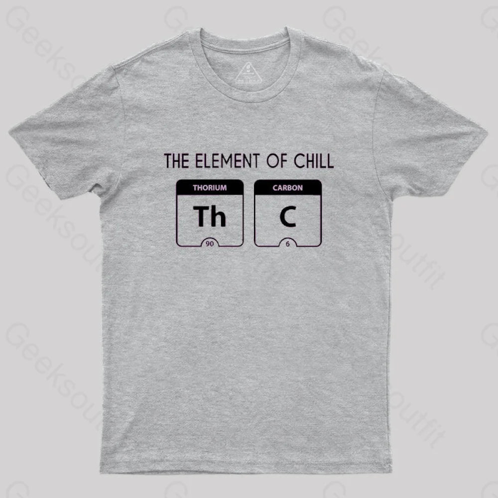 The Element Of Chill T-Shirt Grey / S