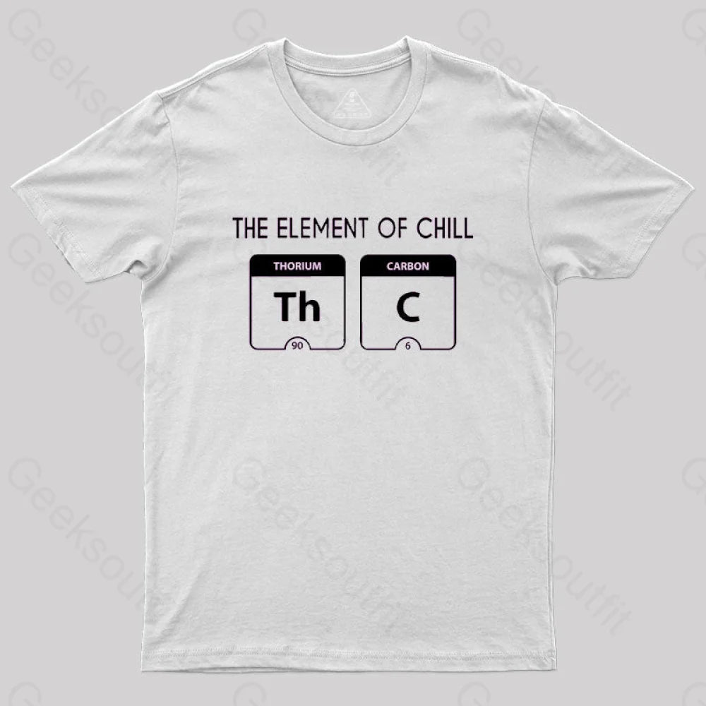 The Element Of Chill T-Shirt White / S