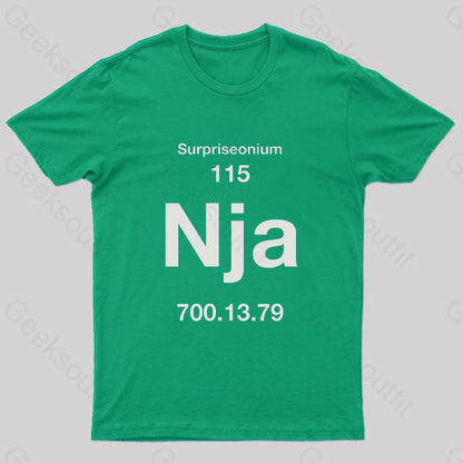 The Element Of Surprise Nerd T-Shirt Green / S