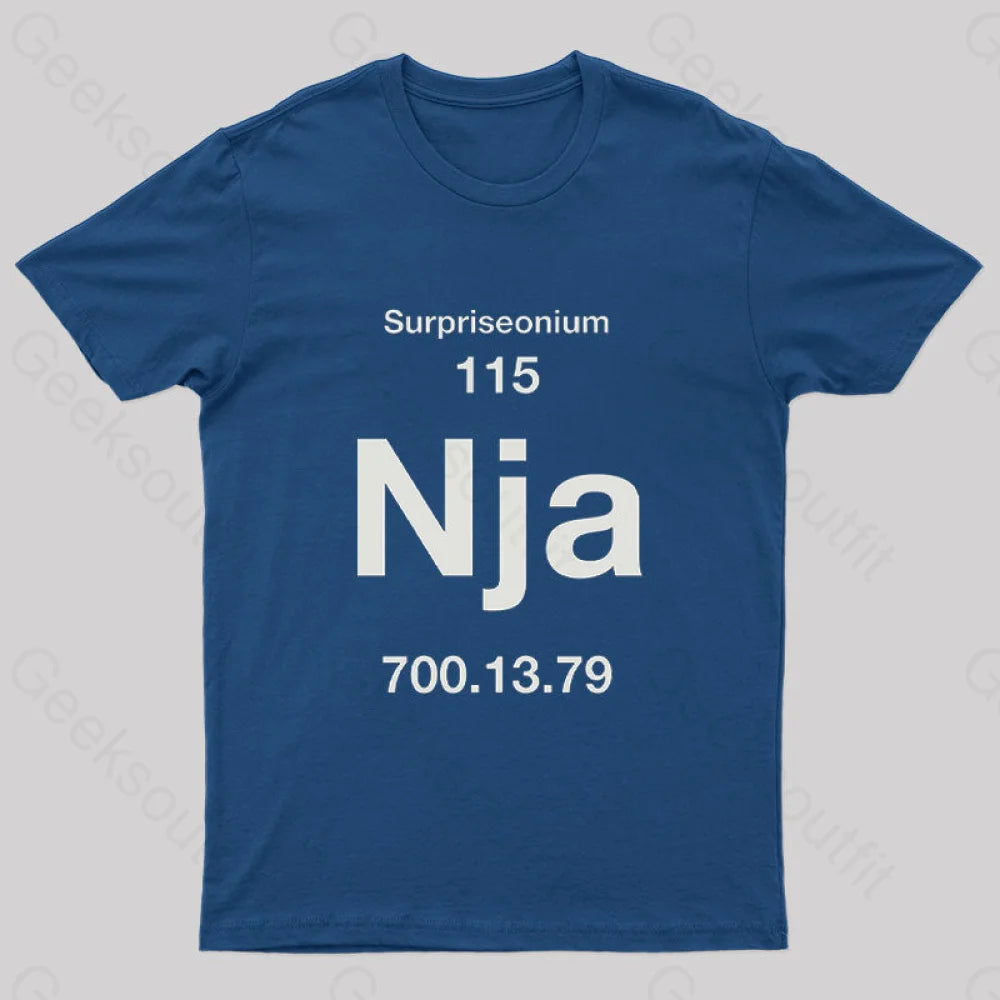 The Element Of Surprise Nerd T-Shirt Navy / S