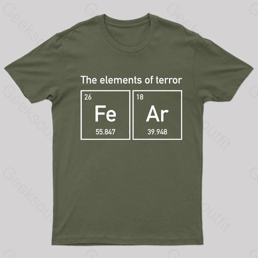 The Elements Of Terror Nerd T-Shirt