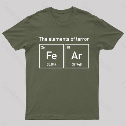 The Elements Of Terror Nerd T-Shirt