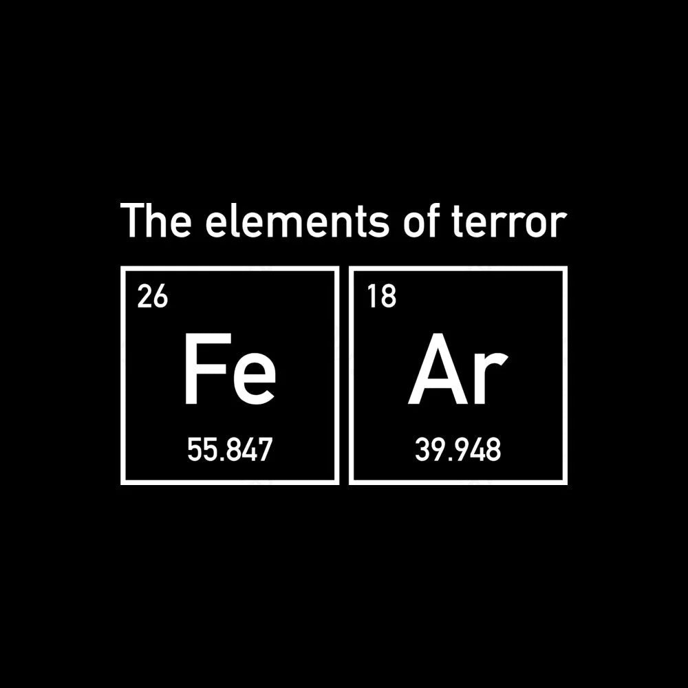 The Elements Of Terror Nerd T-Shirt