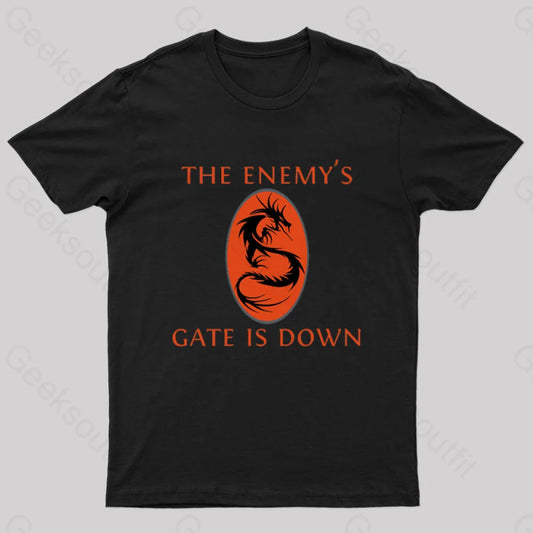 The Enemy’s Gate Is Down Nerd T-Shirt Black / S