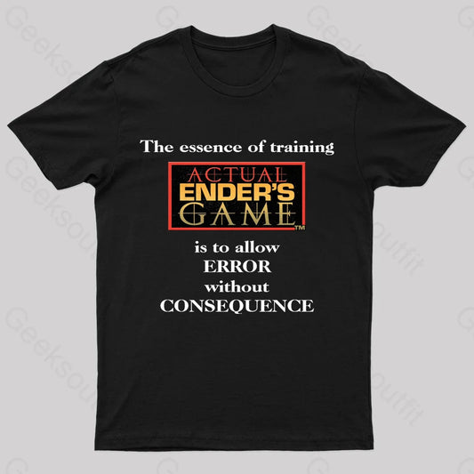 The Essence Of Training Nerd T-Shirt Black / S