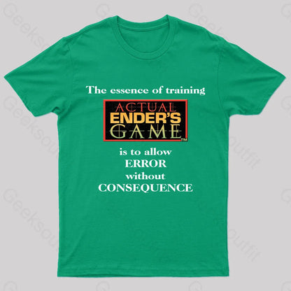 The Essence Of Training Nerd T-Shirt Green / S