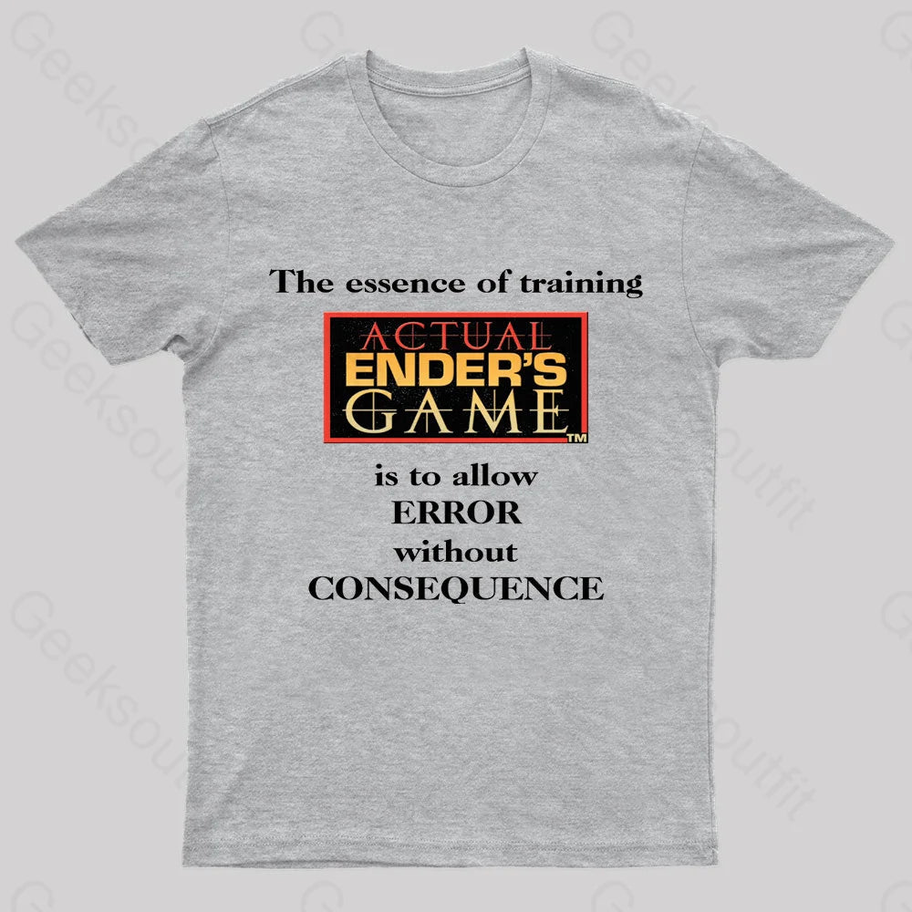 The Essence Of Training Nerd T-Shirt Grey / S