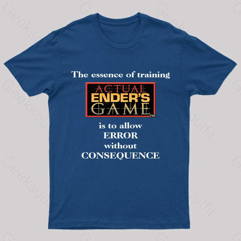 The Essence Of Training Nerd T-Shirt Navy / S