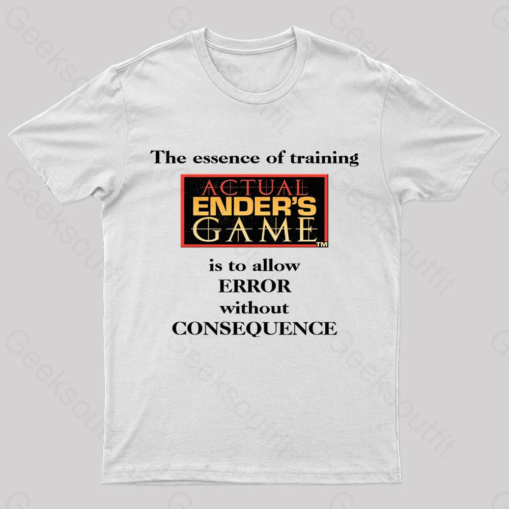 The Essence Of Training Nerd T-Shirt White / S