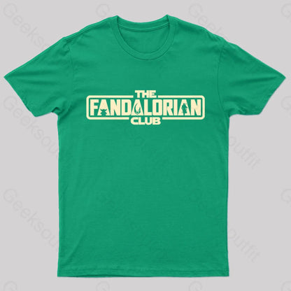 The Fandalorian Club Nerd T-Shirt Green / S