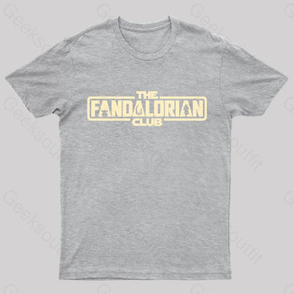 The Fandalorian Club Nerd T-Shirt Grey / S