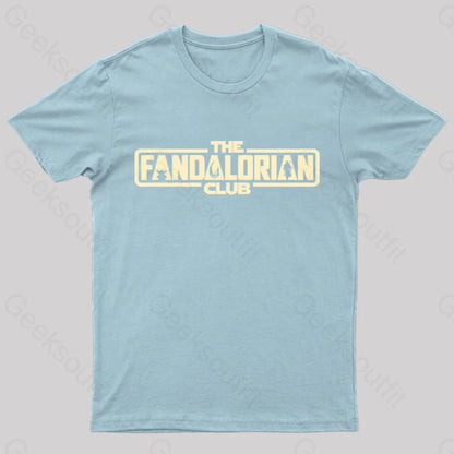 The Fandalorian Club Nerd T-Shirt Light Blue / S