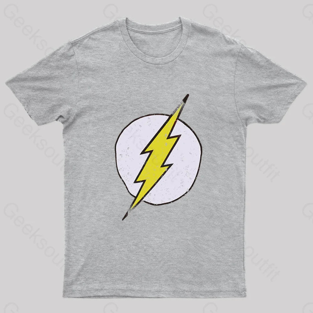 The Flash Distressed T-Shirt Grey / S