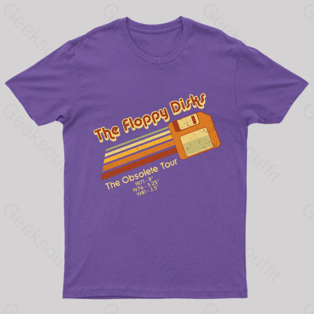 The Floppy Disks Vintage T-Shirt Purple / S